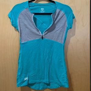 Mons Royal Merino Zip T-Short - Small